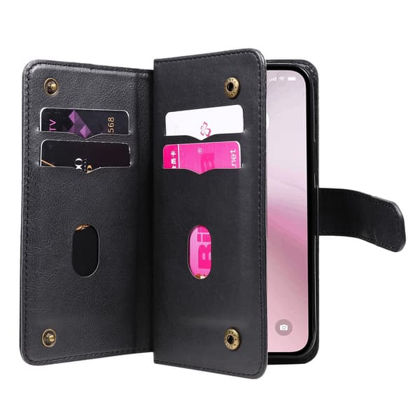 SKALO KT 10-RUM Flip Cover til iPhone 17e - Sort