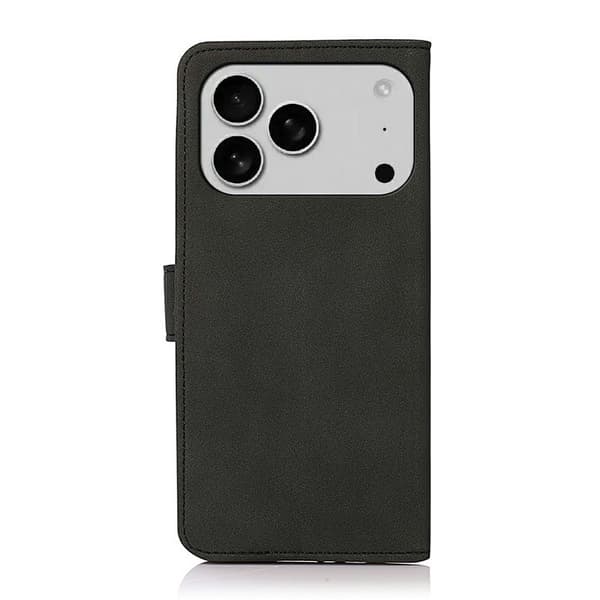 SKALO KHAZNEH Flip Cover til iPhone 18 Pro Max - Sort