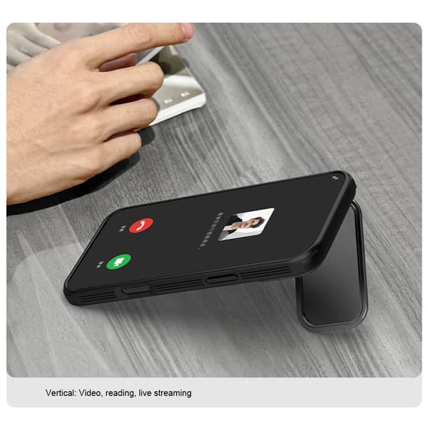 NILLKIN Camshield Prop Magnetic Series Cover til iPhone 18 Pro Max - Sort