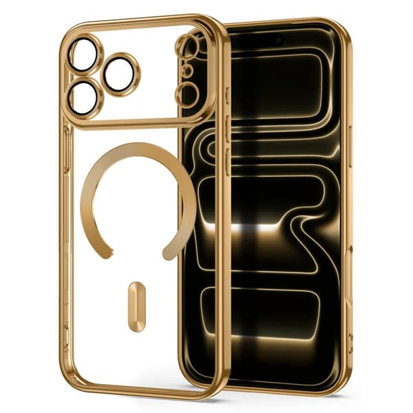 Tech-Protect MagFlex MagSafe Skal för iPhone 17 Pro Max - Shiny Gold