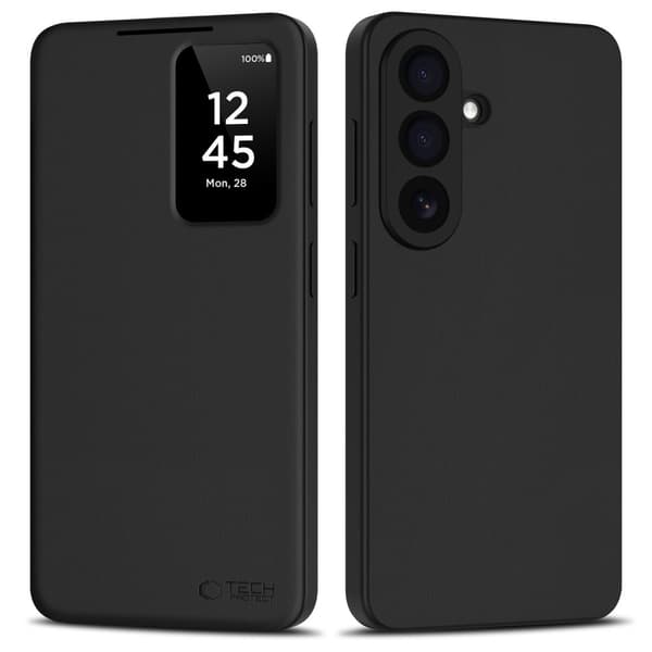 Tech-Protect Smart Wallet Window med kortfack til Samsung Galaxy A57 5G - Sort