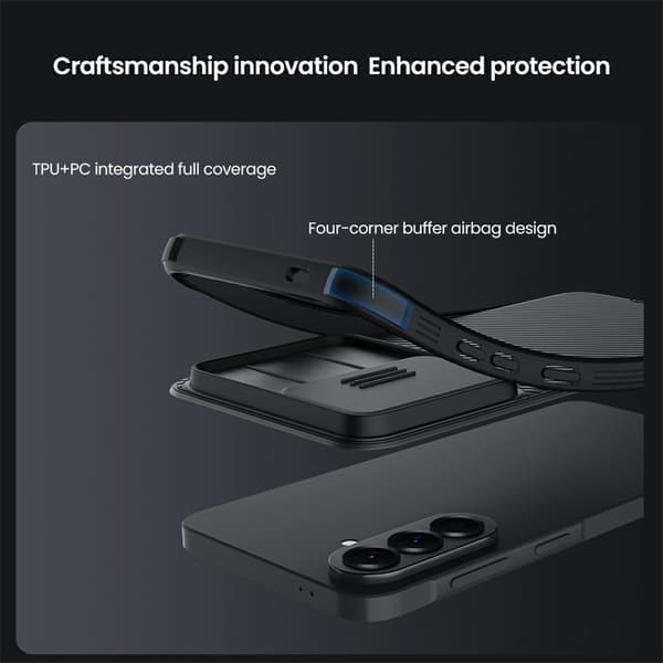 NILLKIN Camshield Pro Cover til Samsung Galaxy A57 5G - Sort