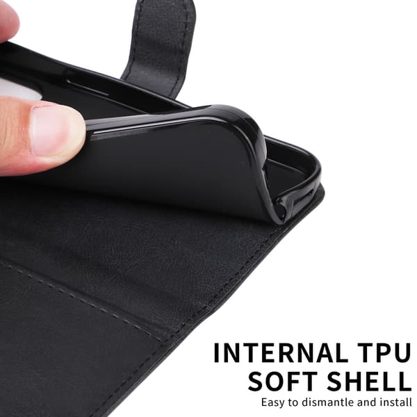 SKALO OnePlus 15 PU-läder Plånboksfodral