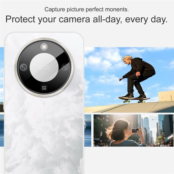 IMAK Kamerabeskyttelse af hærdet glas til Honor Magic8 Lite - Sort