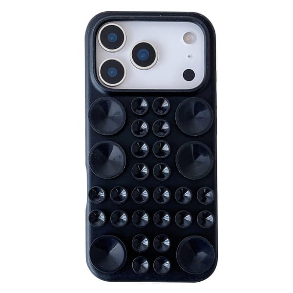 SKALO Silikone Sugekop Cover til iPhone 18 Pro Max - Sort
