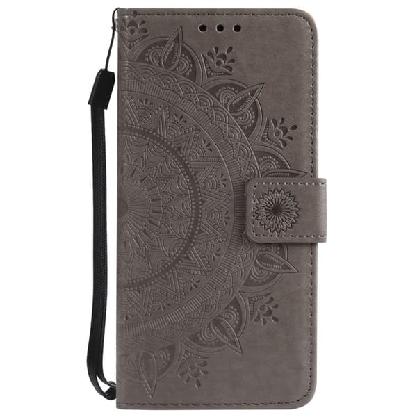 SKALO Mandala Plånboksfodral för iPhone 17e - Grå
