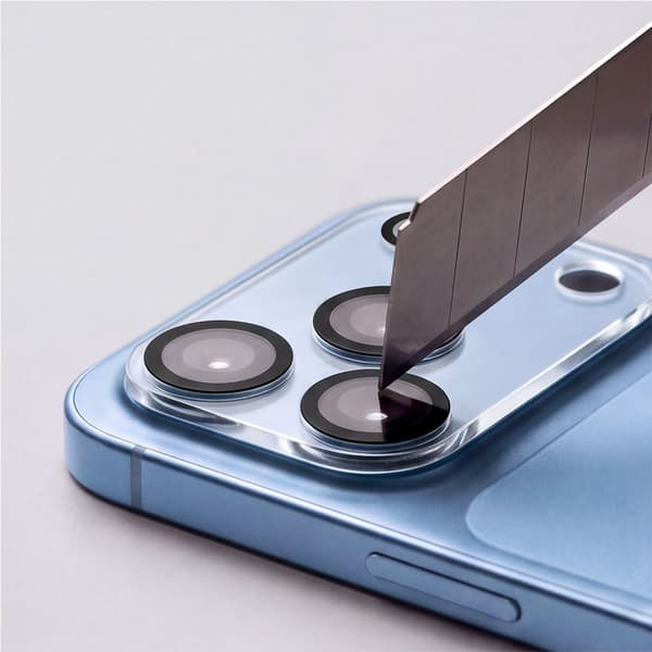 Tech-Protect Cam Fit+ Kameraskydd i Härdat glas för iPhone 18 Pro Max - Transparent