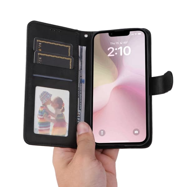 SKALO PU-läder Plånboksfodral för iPhone 17e