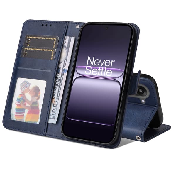 SKALO OnePlus Nord CE5 PU-läder Plånboksfodral