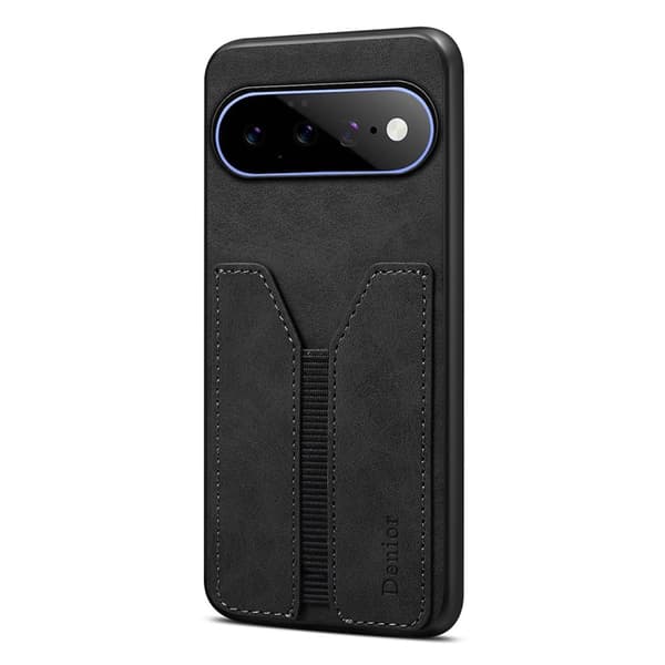 SKALO DENIOR PU-læder Kortholder Cover til Google Pixel 11 - Sort