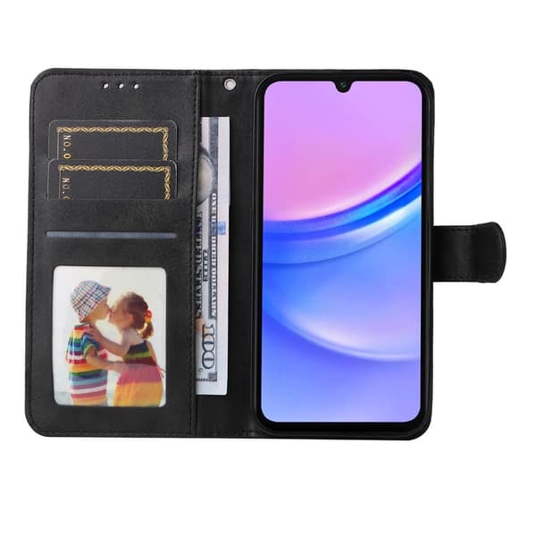 SKALO Samsung A17 PU-läder Plånboksfodral