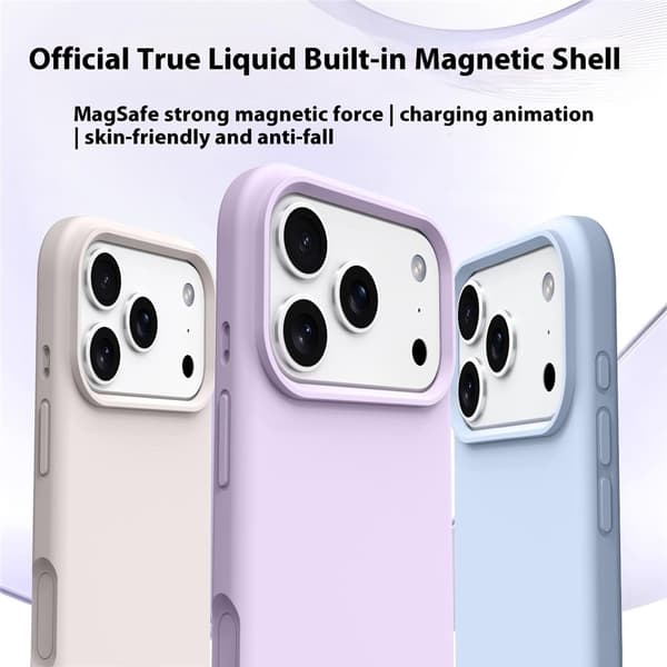 SKALO Tynd Silikone Cover til iPhone 18 Pro Max - Lilla