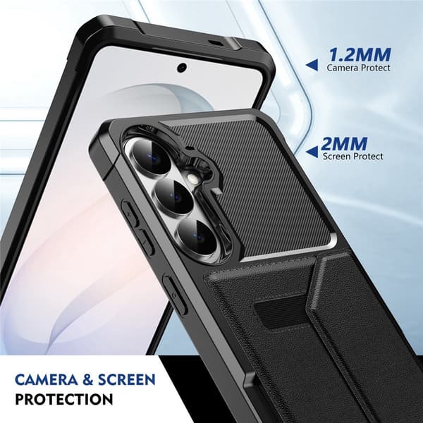 SKALO Armor Kortholder Cover til Samsung Galaxy A27 5G - Sort