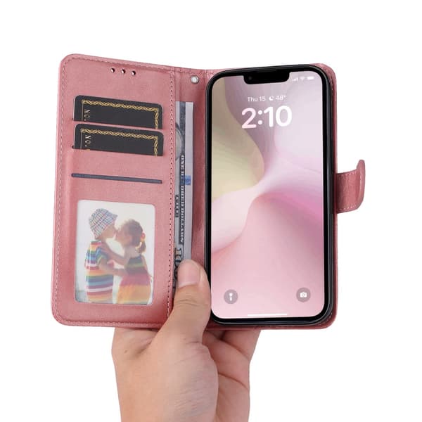 SKALO PU-läder Plånboksfodral för iPhone 17e