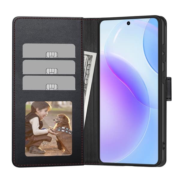 Tech-Protect Wallet Etui til Samsung Galaxy S26 - Sort