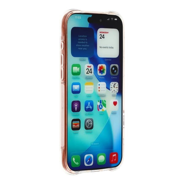 SKALO Extra strong TPU Skal för iPhone 18 Pro - Transparent