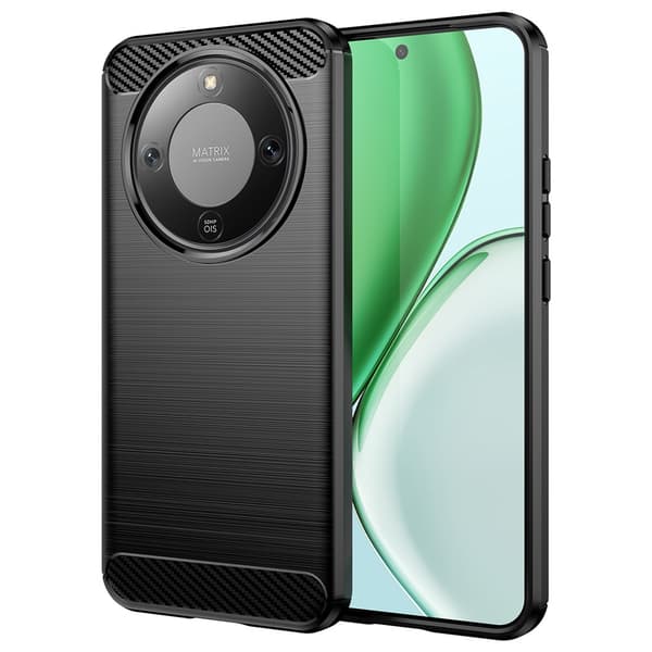 SKALO Armor Carbon Cover til Honor Magic8 Lite - Sort