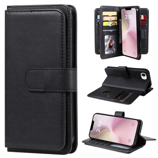 SKALO KT 10-RUM Flip Cover til iPhone 17e - Sort