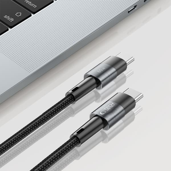 Tech-Protect UltraBoost USB-C-kabel 60W 1m - Grå