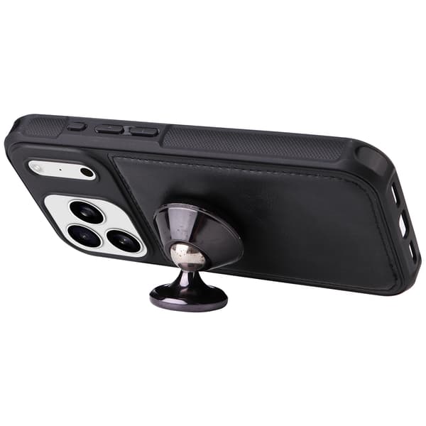 SKALO BIg Wallet 2i1 Magnet Flip Cover til iPhone 18 Pro Max - Sort