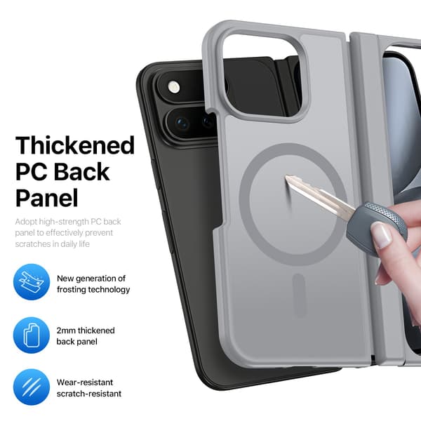 DUX DUCIS Yind Series Matte Finish Cover til Google Pixel 11 Pro Fold - Grå