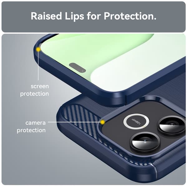 SKALO Armor Carbon Cover til Honor 600 Lite