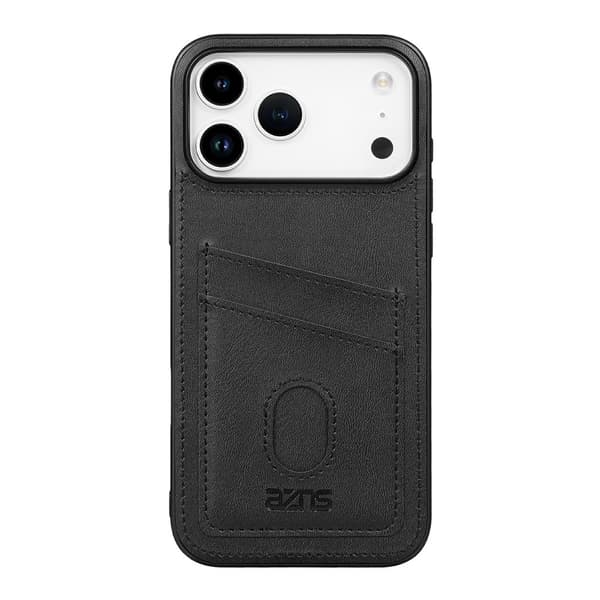 SKALO AZNS K1 Kortholder Cover til iPhone 18 Pro Max - Sort