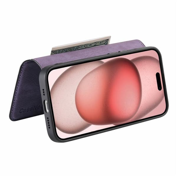 SKALO CASENEO MW-03 Plånboksfodral för iPhone 17 Pro Max - Lila