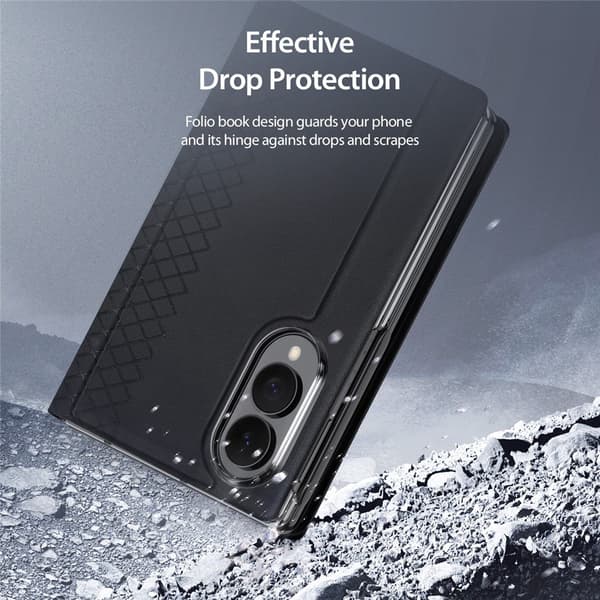 DUX DUCIS Bril Series Cover til Samsung Galaxy Z Fold8 - Sort