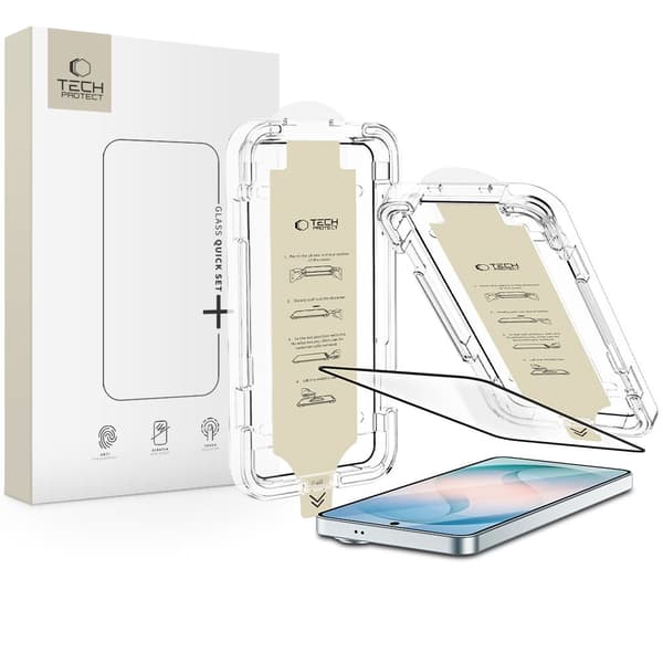 Tech-Protect Quick Set AR+ Näytönsuoja sopii Samsung Galaxy S26+ - Musta