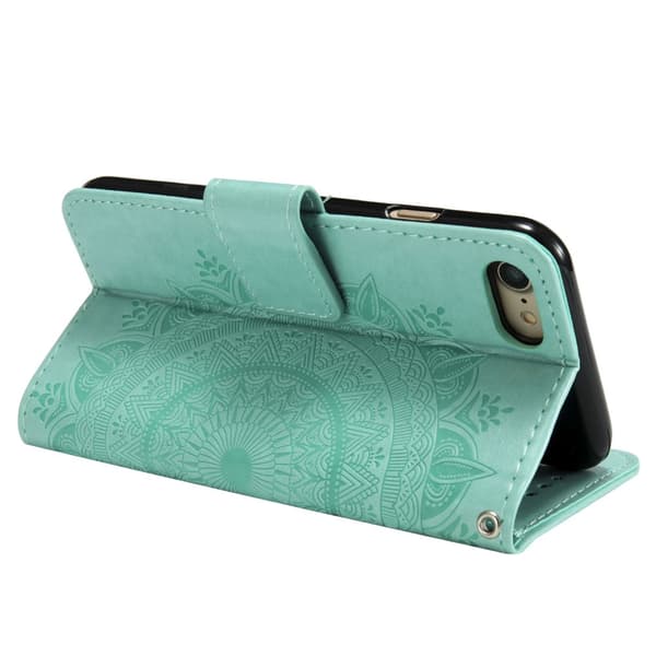 SKALO Mandala Plånboksfodral för iPhone 17e - Turkos