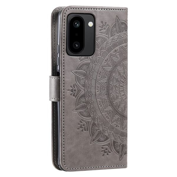SKALO Mandala Plånboksfodral för OnePlus 15R - Grå
