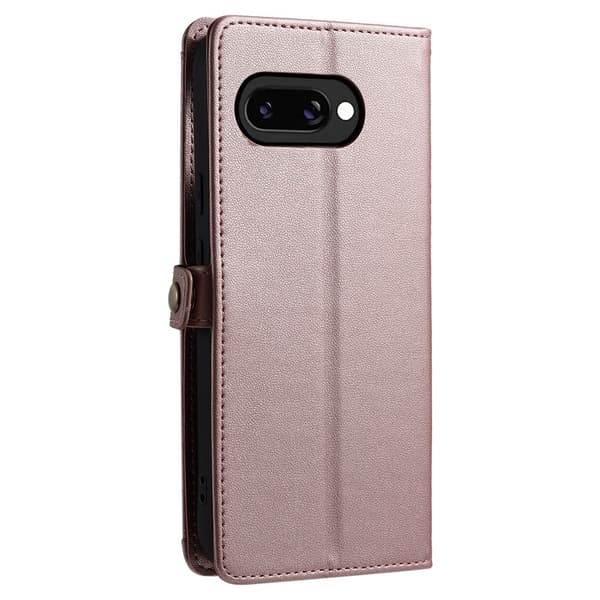 SKALO PU-Läder Envelope Plånboksfodral för Google Pixel 10a - Roséguld