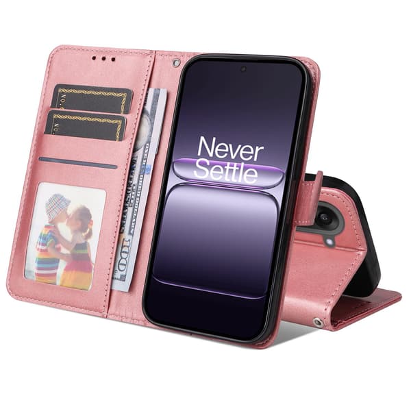 SKALO OnePlus Nord CE5 PU-läder Plånboksfodral