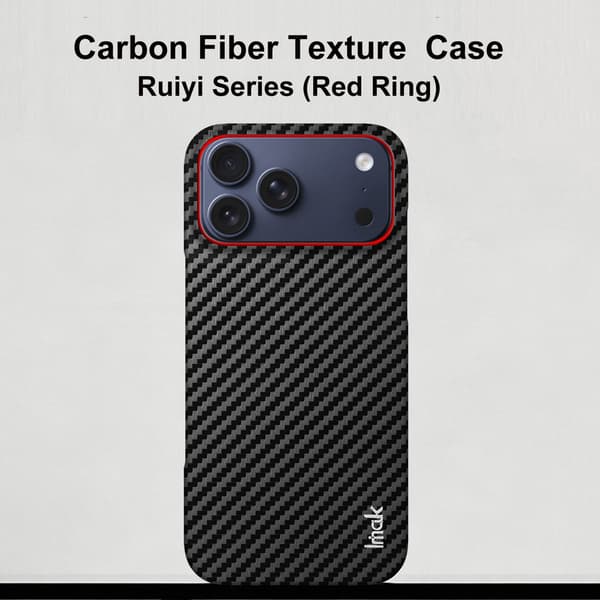 IMAK Ruiyi Series Cover til iPhone 18 Pro - Sort