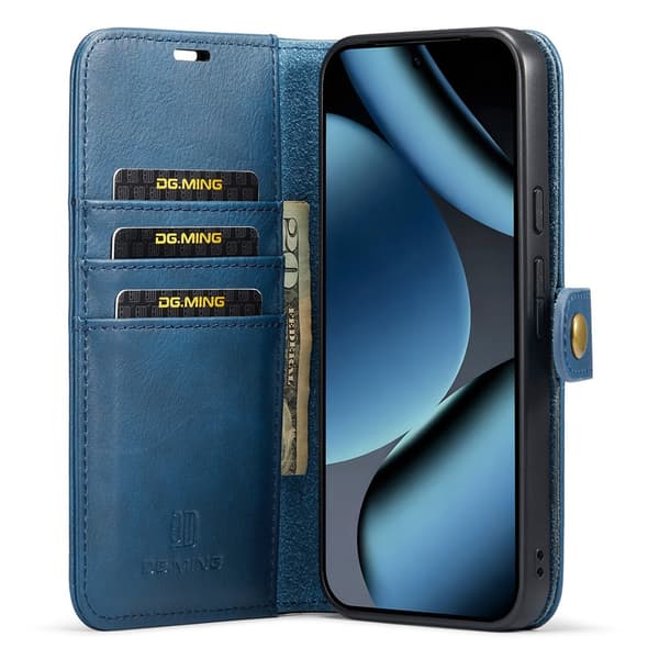 DG MING 2-i-1 Magnet Plånboksfodral för Google Pixel 11 Pro - Blå