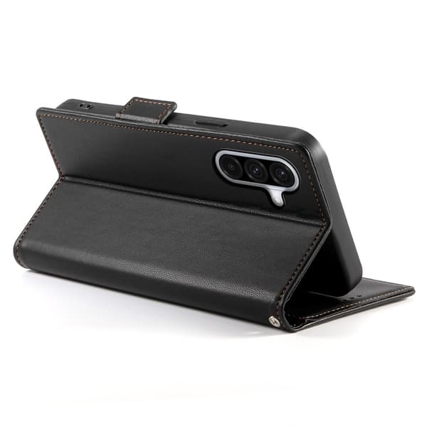 SKALO Samsung A17 PU-læder Flip Cover - Sort