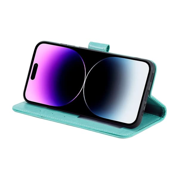 SKALO Mandala Plånboksfodral för iPhone 18 Pro Max - Turkos