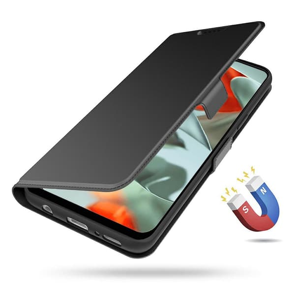 SKALO Ultratyndt design Flip Cover til Google Pixel 11 Pro - Sort