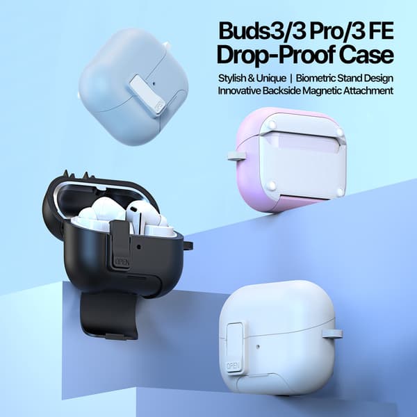 DUX DUCIS SECQ Series Cover til Samsung Galaxy Buds3 FE - Sort
