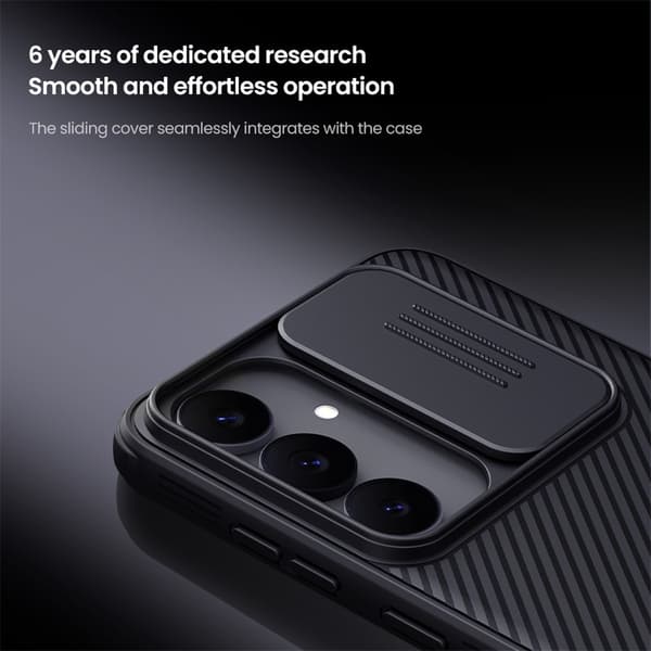 NILLKIN Samsung S25 FE CamShield Pro Series Cover - Sort