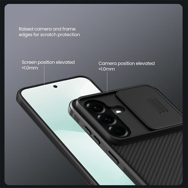 NILLKIN Camshield Pro Cover til Samsung Galaxy A57 5G - Sort