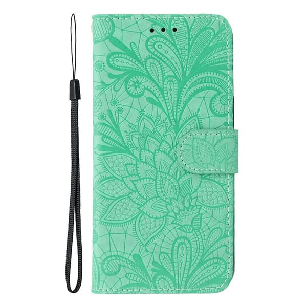 SKALO OnePlus 15 Mandala Flower Plånboksfodral - Grön