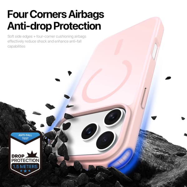 DUX DUCIS Yind Series Matt Finish Skal för iPhone 18 Pro - Rosa