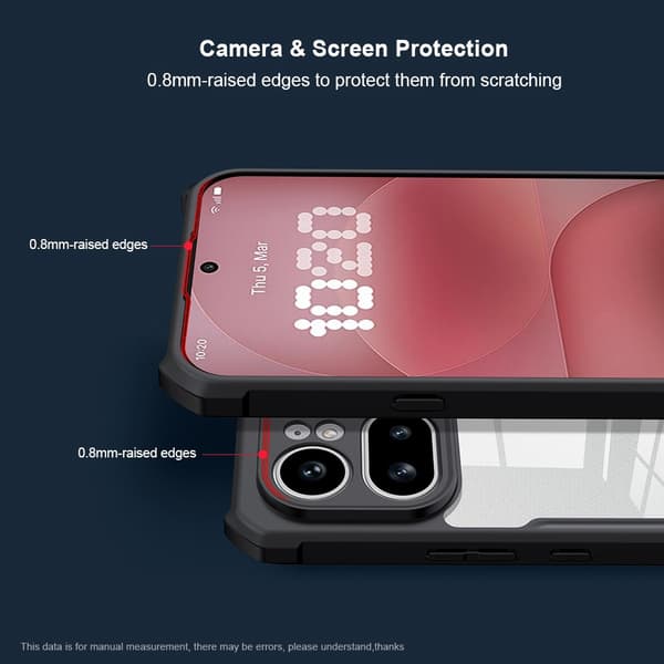 XUNDD Beatle Series Cover til Nothing Phone (4a) Pro - Sort