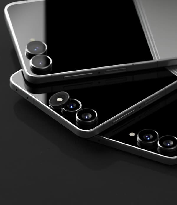 2-PAK Ringke Camera Frame Protector Kamerabeskyttelse til Samsung Galaxy Z Flip8 - Sort