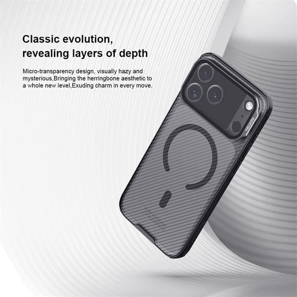 NILLKIN Camshield Prop Magnetic Series Cover til iPhone 18 Pro Max - Sort