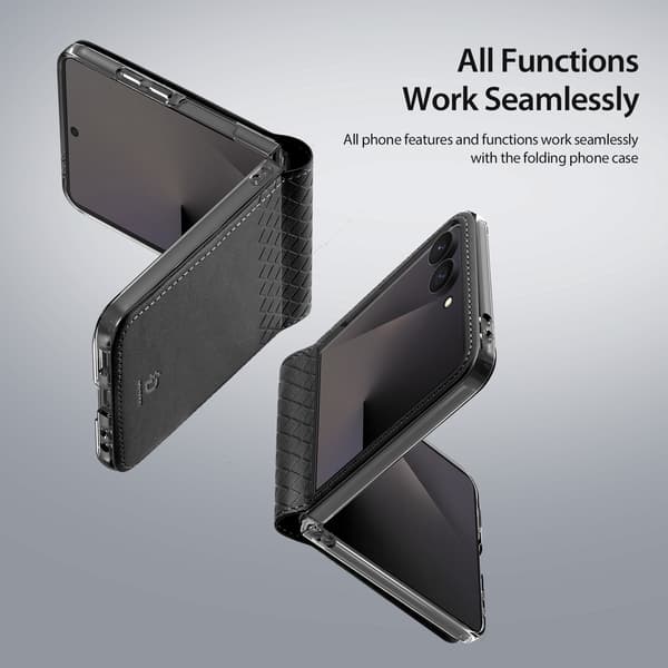 DUX DUCIS Bril Series Cover til Samsung Galaxy Z Flip8 - Sort