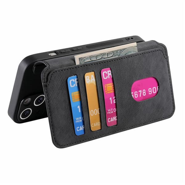 SKALO CASENEO MW-03 Flip Cover til iPhone 18 Pro - Sort