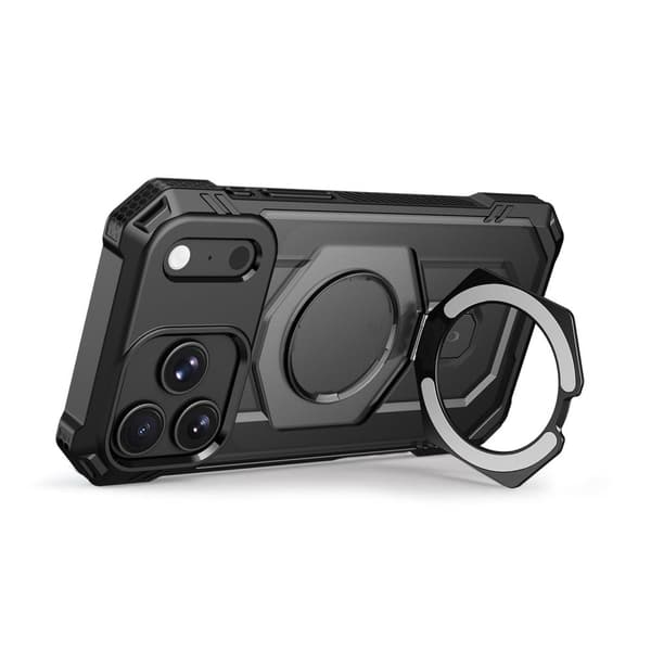 Tech-Protect MagForce MagSafe Cover med ringstativ til iPhone 18 Pro Max – Matsort
